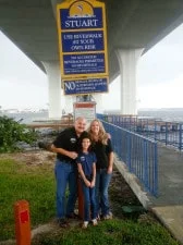 Owner of Hobe Sound Grab Bars with family