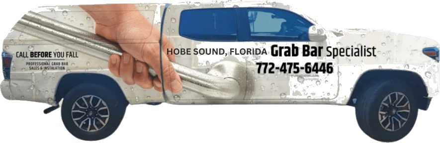 Hobe Sound Grab Bars service truck